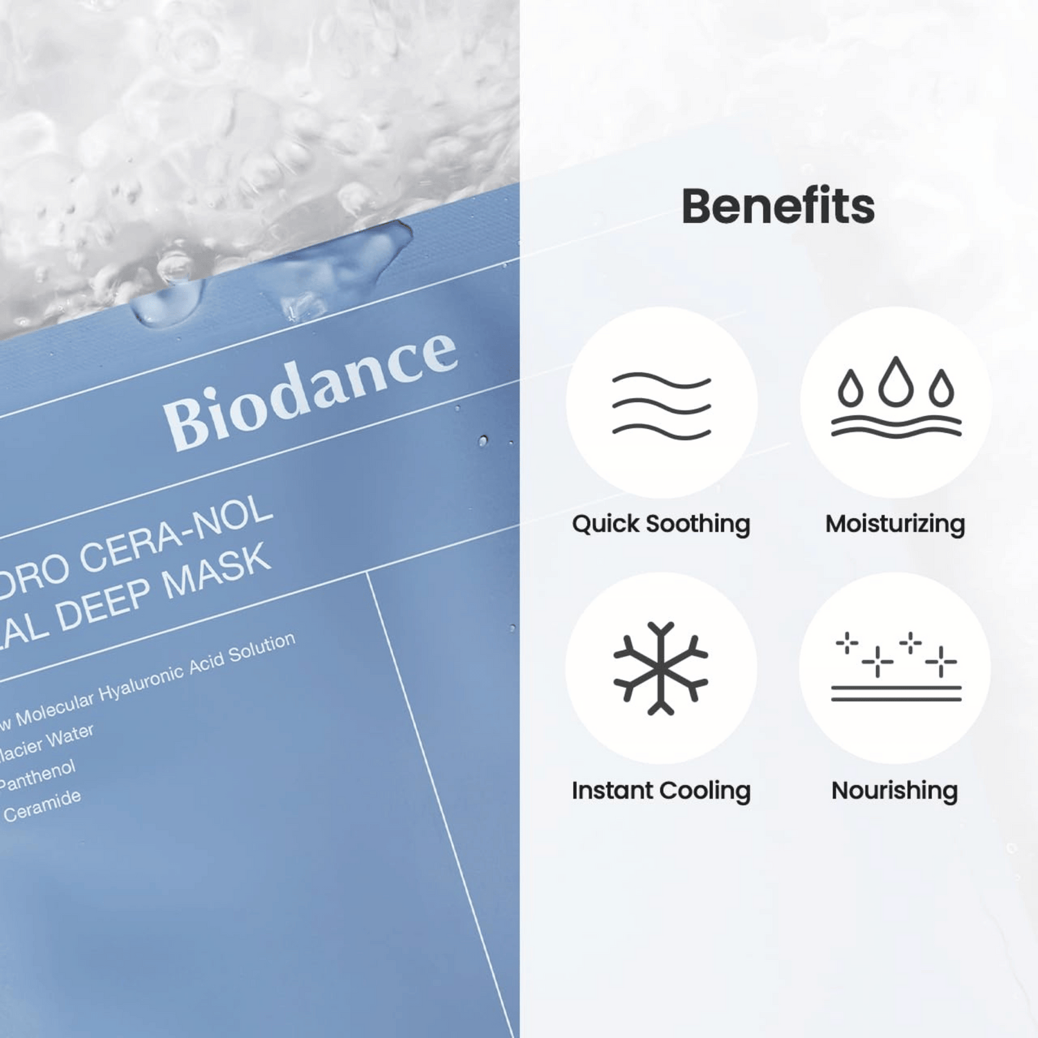 Biodance Hydro Cera-Nol Real Deep Mask 4 pieces